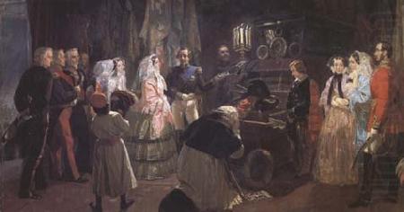 Edward Matthew Ward Queen Victoria at the Tomb of Napoleon (mk25) china oil painting image